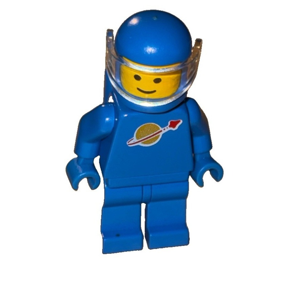 Vintage 80's LEGO Space Minifigure Blue - Sp004 - As Featured In The Lego Movie!